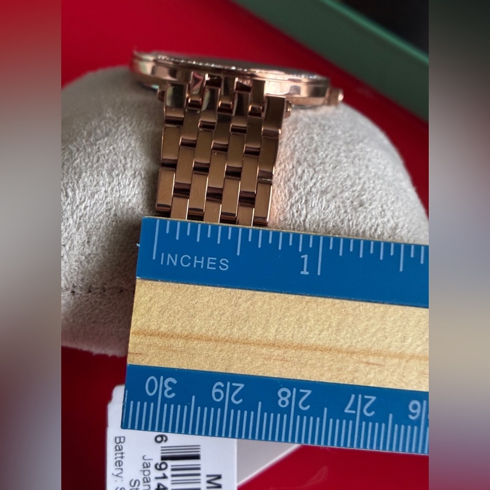 MICHAEL KORS Watch,Michael Kors Women's Watch in Rose Gold with Crystal Accents - Picture 11 of 12